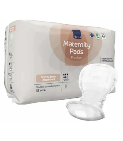abena serviette de matenite 15 serviettes