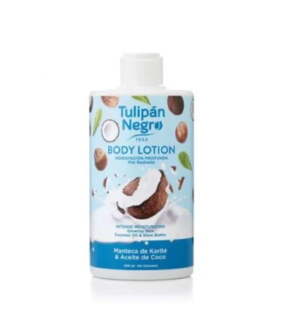tulipan negro - lait corporel - beurre de karite et huile de coco 400ml