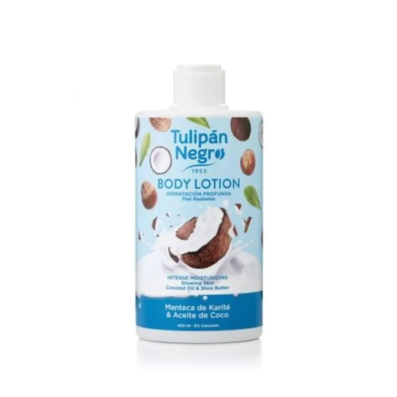 tulipan negro - lait corporel - beurre de karite et huile de coco 400ml