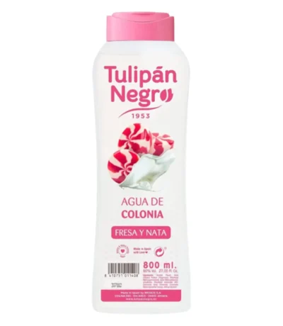 tulipan negro eau de cologne fraise et creme 800 ml