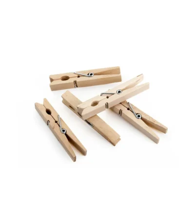 tonika pinces a linge en bois 12pcs