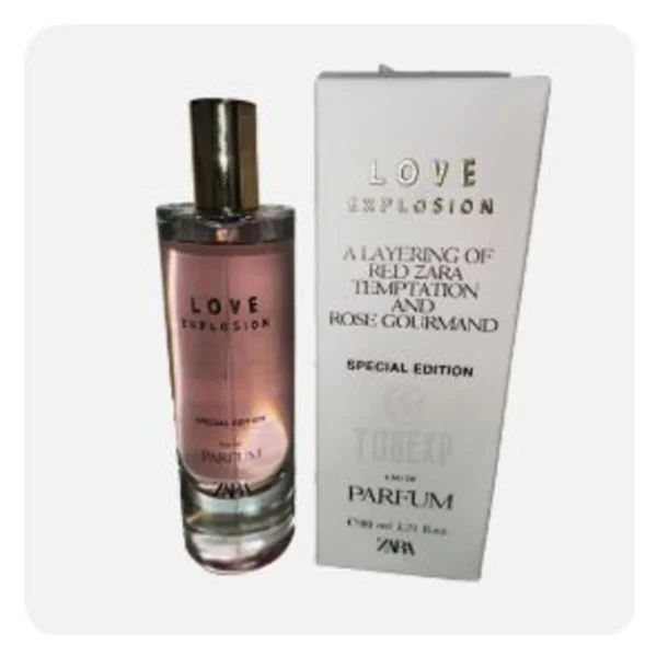 zara love explosion red temptation & rose gourmand 80 ml
