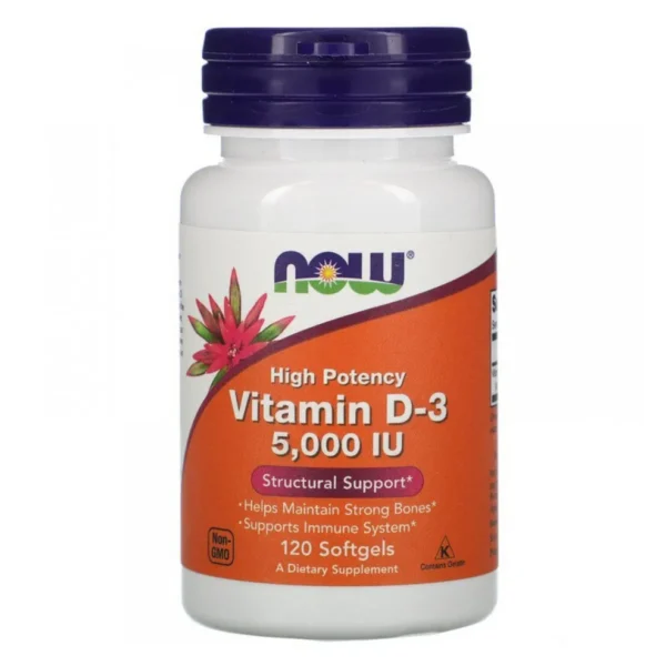 now foods vitamine d3 125 Μg (5000 ui)