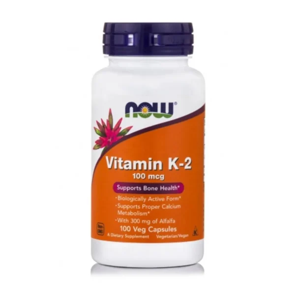now foods vitamin k-2 100 mcg 100 veg capsules
