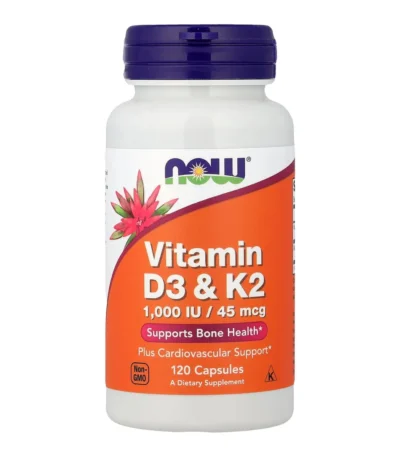 now foods vit d3 & k2 120 caps