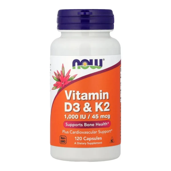 now foods vit d3 & k2 120 caps