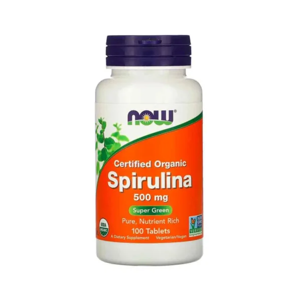 now foods spirulina 500 mg 120 capsules