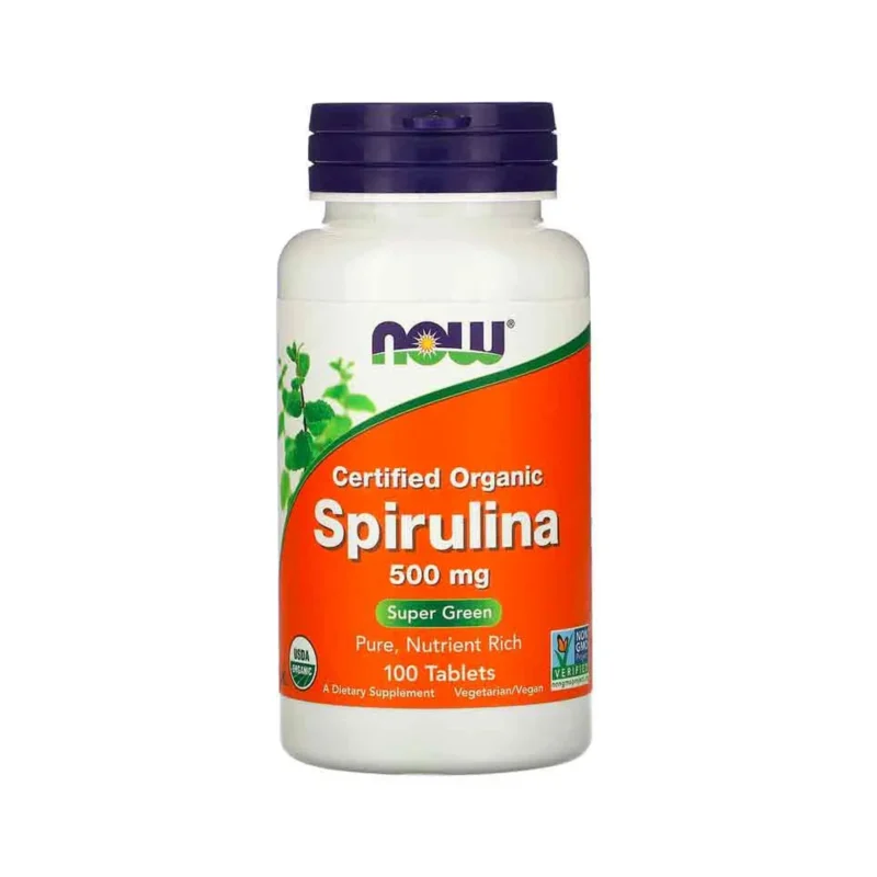 now foods spirulina 500 mg 120 capsules