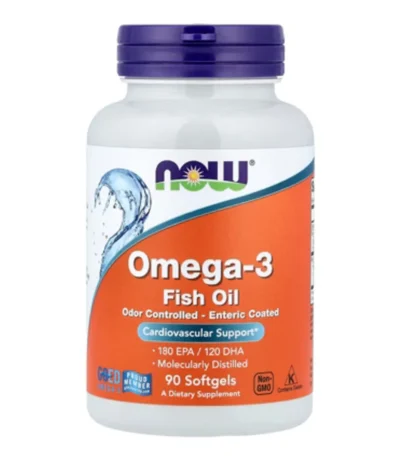 now foods omega 3 fish oil 90 capsules