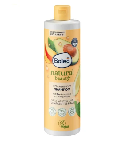 nbalea atural beauty shampooing a l'huile d'avocat bio et au beurre de mangue 400 m