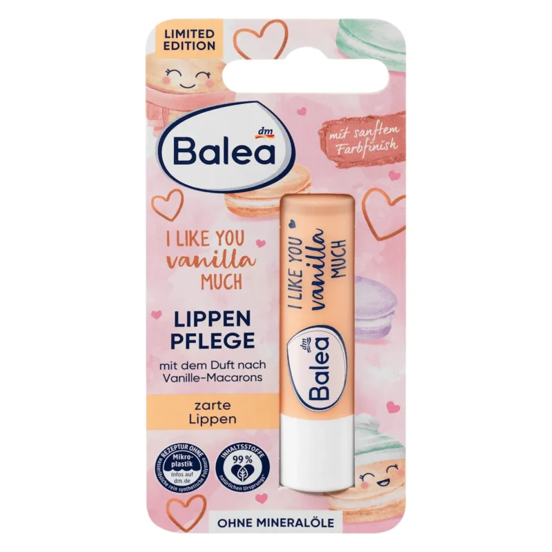 balea soin des levres je t'aime beaucoup vanille