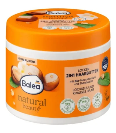 balea natural beauty beurre pour cheveux boucles 2in1 300 ml