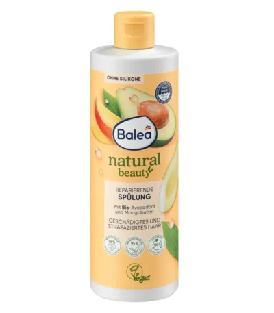 balea natural beauty apres-shampooing huile d'avocat bio et beurre de mangue