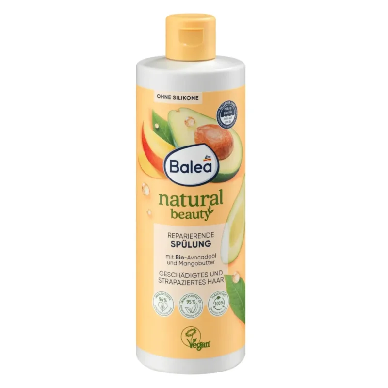 balea natural beauty apres-shampooing huile d'avocat bio et beurre de mangue
