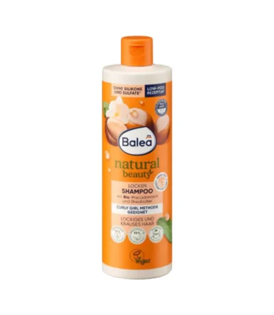 balea natural beauty shampooing pour cheveux boucles