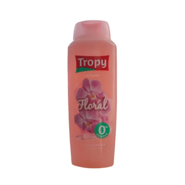 tropy gel douche - floral - 0 % paraben 660 ml