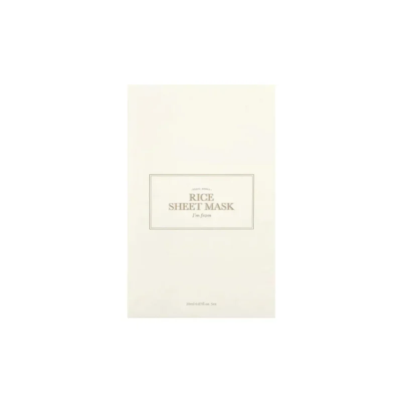 rice sheet mask 20 ml