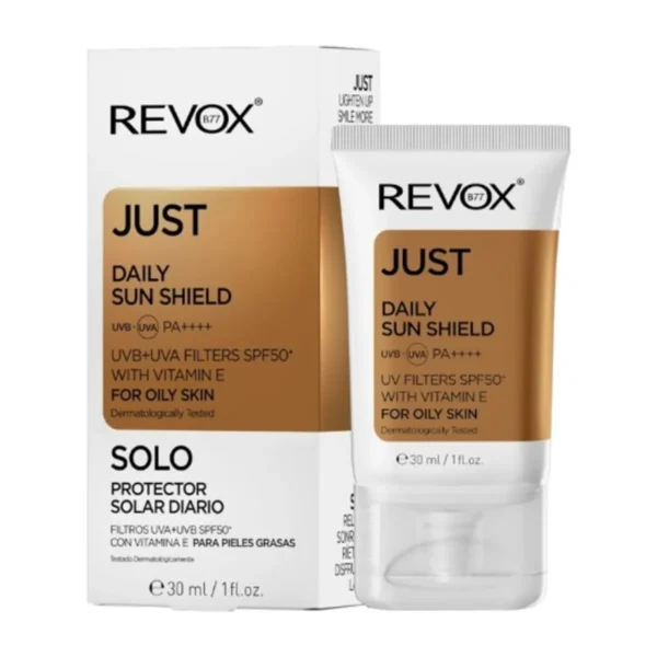 revox b77 just daily sun shield for oily skin 30 ml