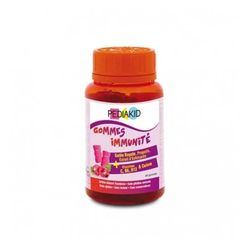 pediakid gommes immunite framboise