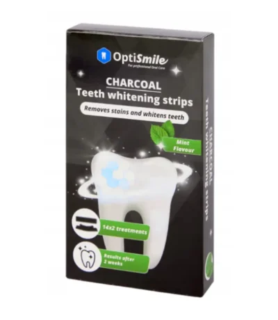 optismile bandes de blanchiment des dents charbon