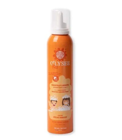olysee mousse kids 3-en-1 abricot peche 250 ml