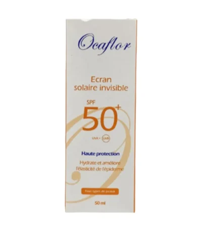ocaflor ecran solaire invisible spf50+ 50 ml