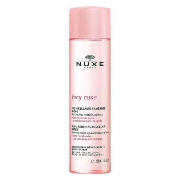 nuxe very rose eau micellaire 3-en-1 ps 200 ml
