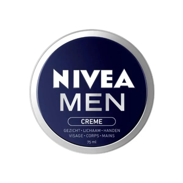 nivea men creme – 3-en-1 – visage – corps – mains – 75 ml