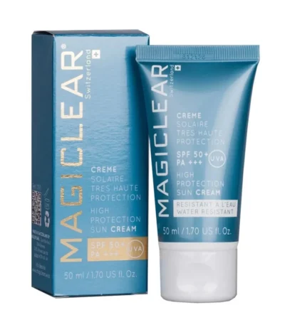 magiclear creme solaire invisible spf50+