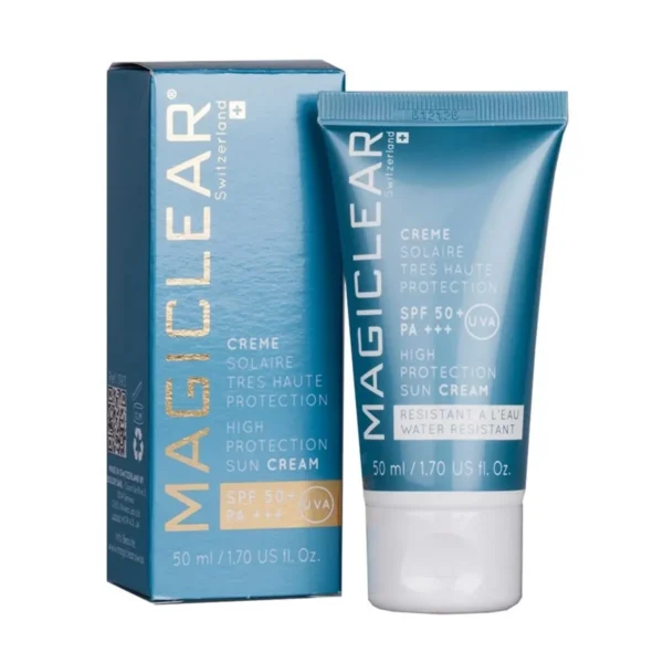 magiclear creme solaire invisible spf50+