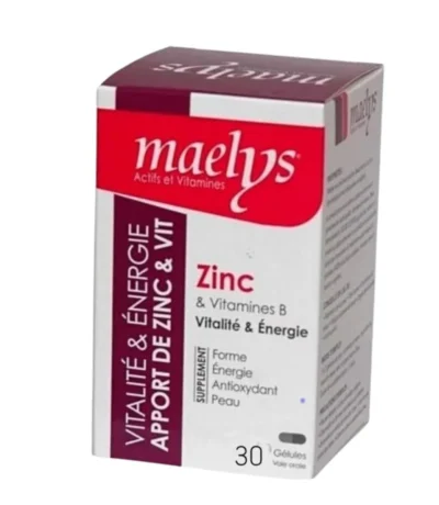maelys zinc 30 gelules