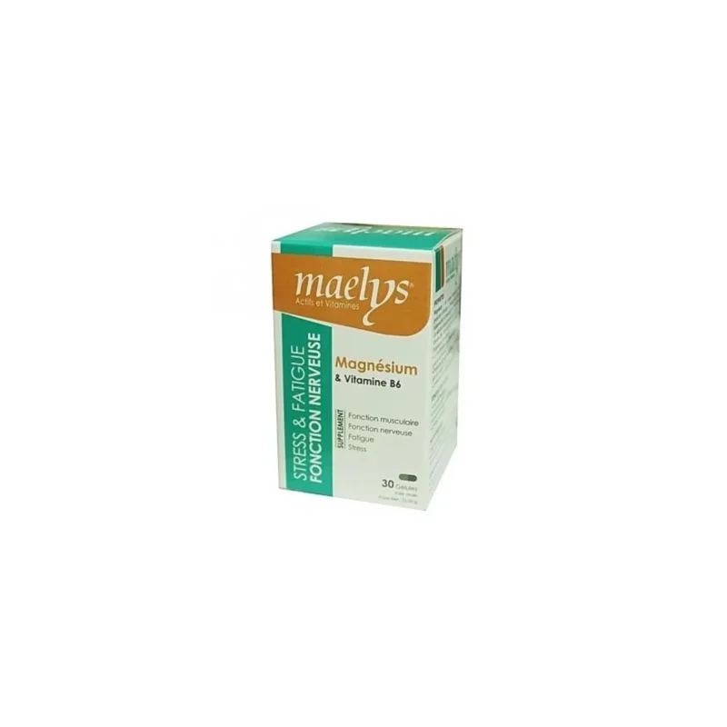 maelys magnesium 30 gelules