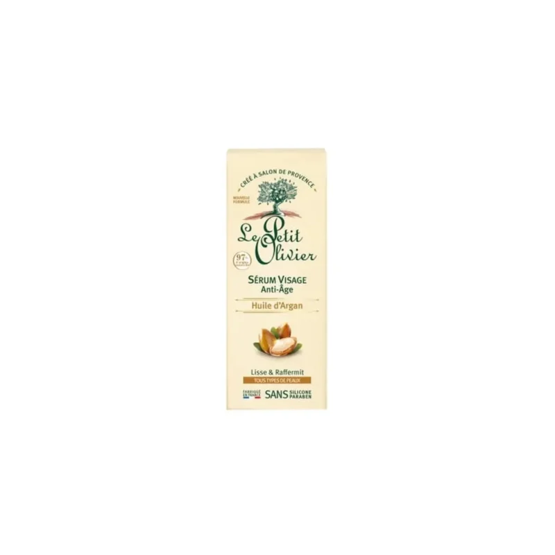le petit olivier serum visage anti-age a huile d argan 30 ml