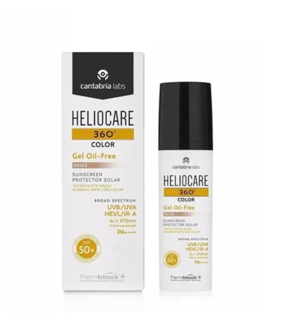 heliocare 360 gel oil – free beige spf50+ 50 ml