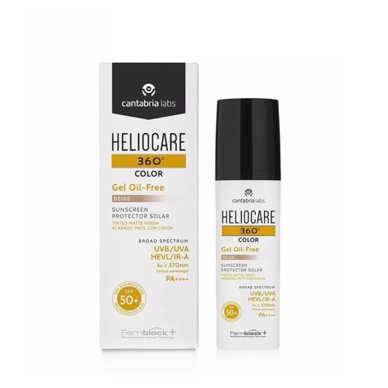 heliocare 360 gel oil – free beige spf50+ 50 ml