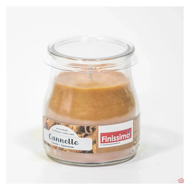finissimo bougie cannelle verre