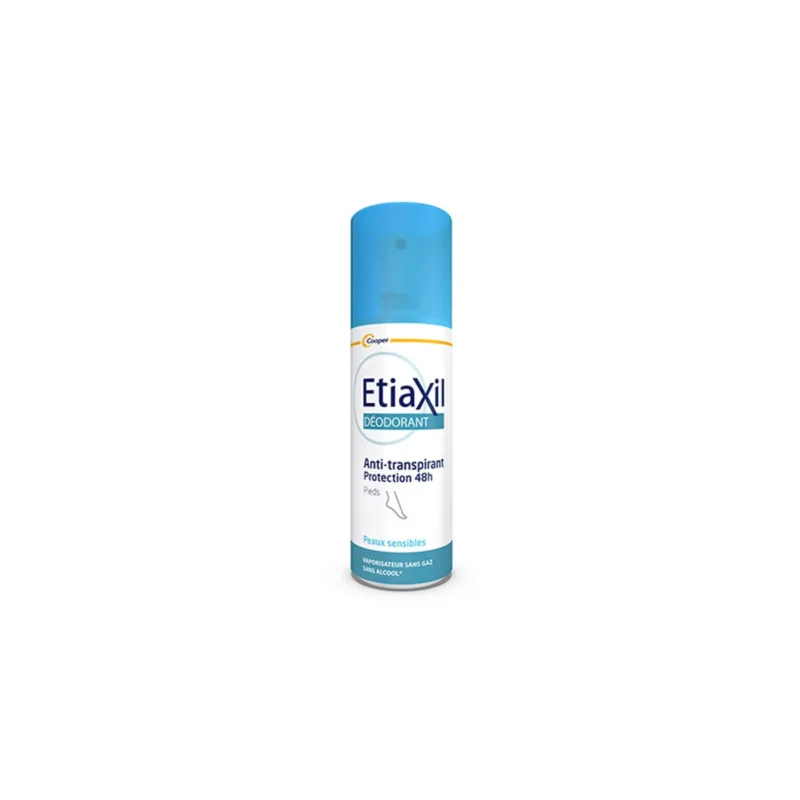 etiaxil anti-transpirant pieds 48 h protection spray 100 ml
