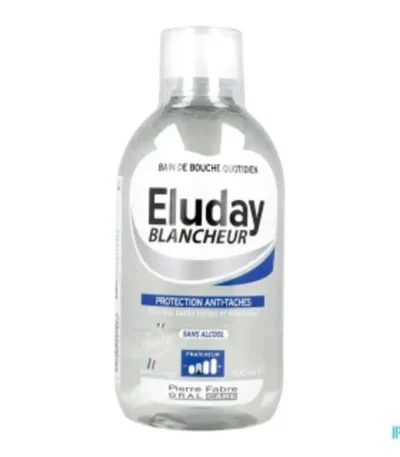 eluday bain de bouche quotidien blancheur 500 ml