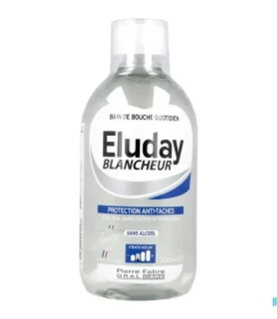 eluday bain de bouche quotidien blancheur 500 ml