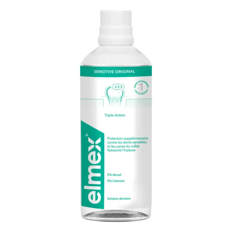 elmex bain de bouche sensitive 400 ml