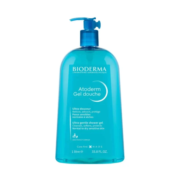 elba douche – gel douche tous types de peaux – 1 l
