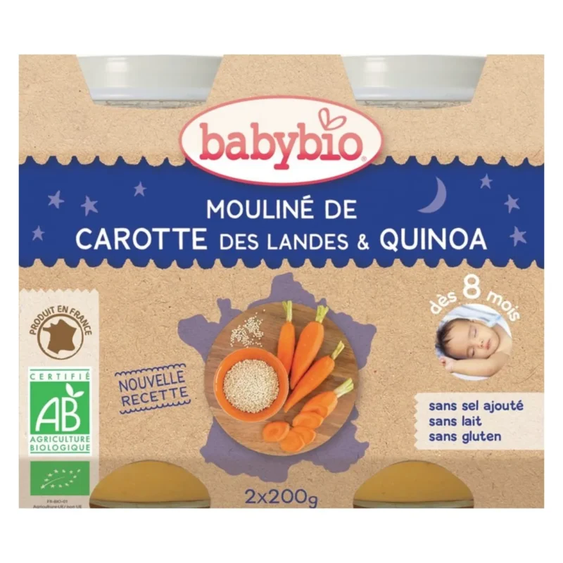 babybio bonne nuit quinoa