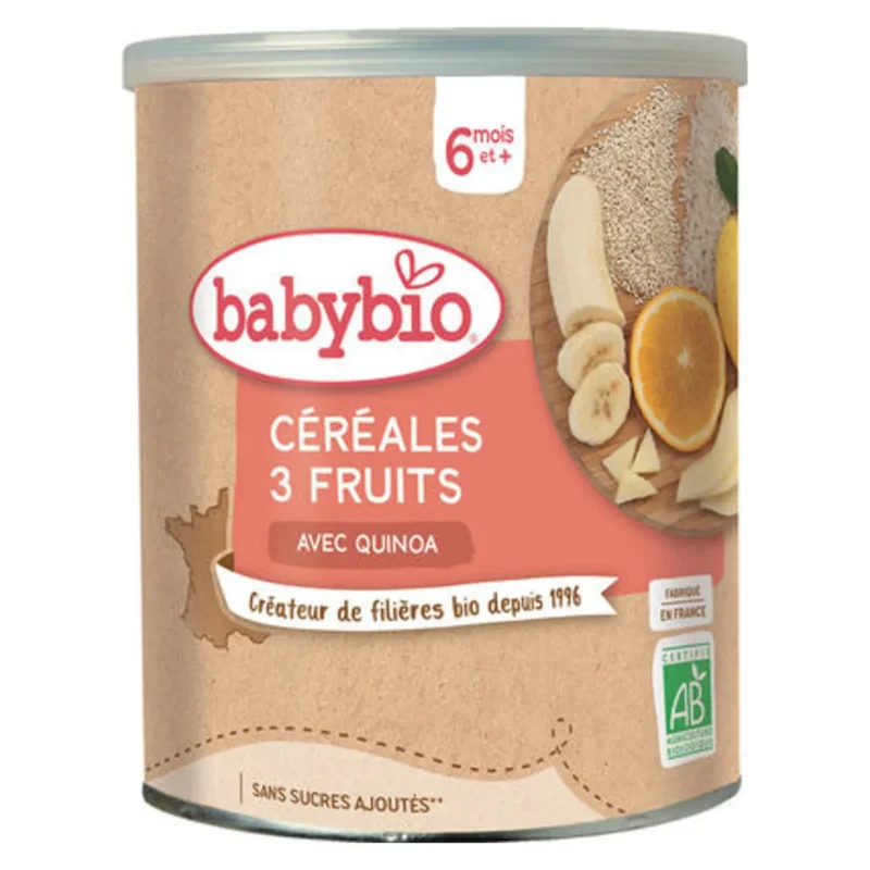 babybio cereales 3 fruits