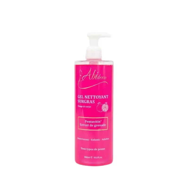 abiderm gel nettoyant surgras