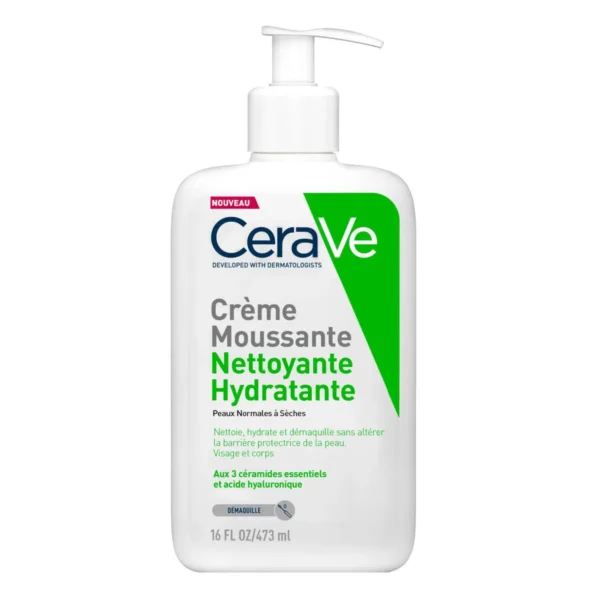 cerave gel moussant creme