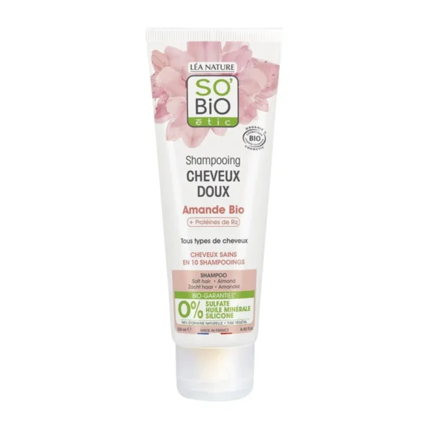 so bio shampoing lait amande