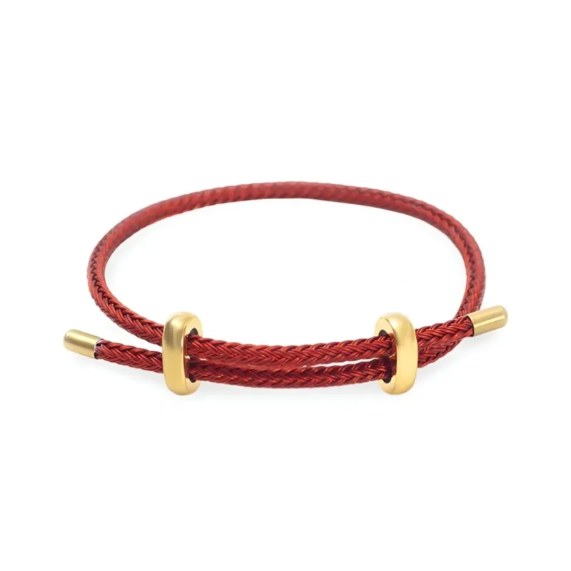 azana bracelet cordon & piece inoxydable