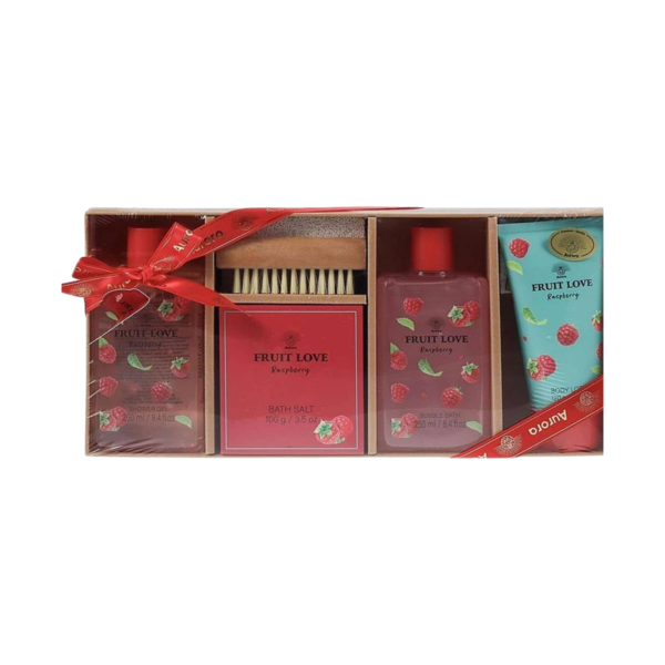 aurora coffret fruit love raspberry 5 pieces