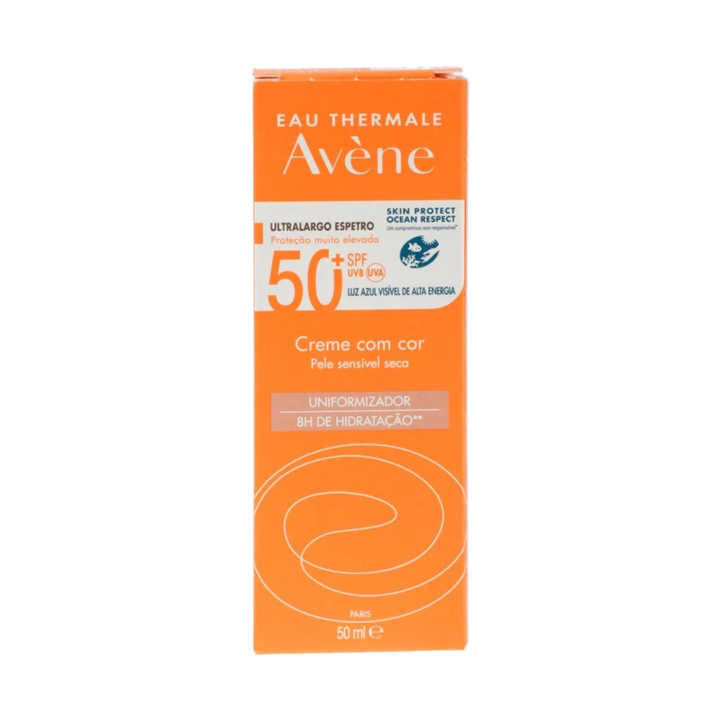 avene creme teintee spf 50+ effet unifiant 50 ml