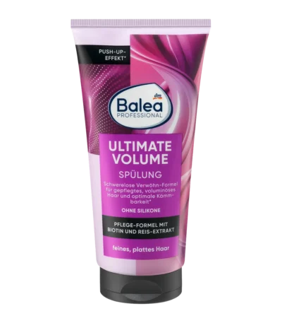 balea apres-shampooing ultimate volume professional – tube de 200 ml